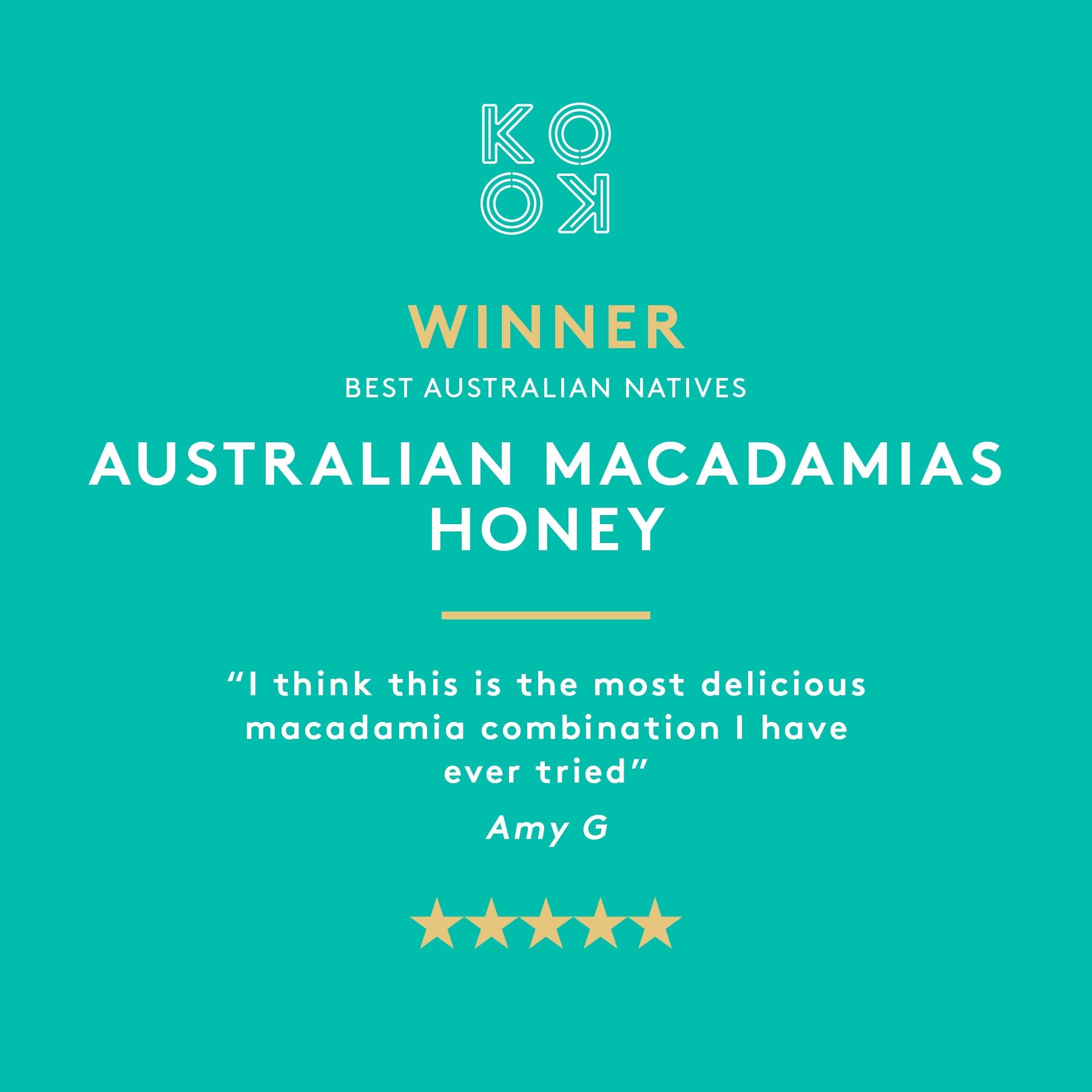 Honey Macadamias 165g | Milk Chocolate