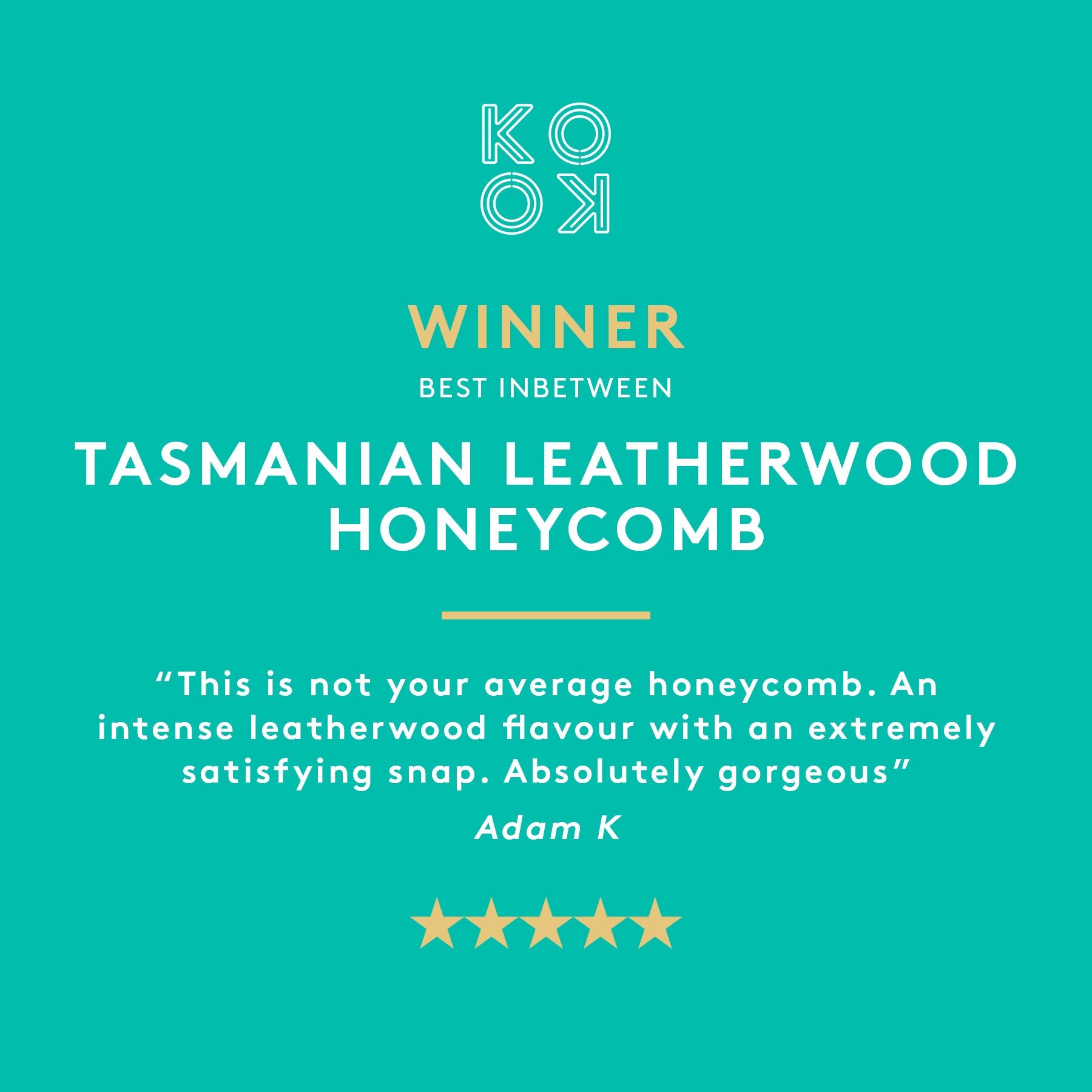 Tasmanian Leatherwood Honeycomb | Milk Chocolate
