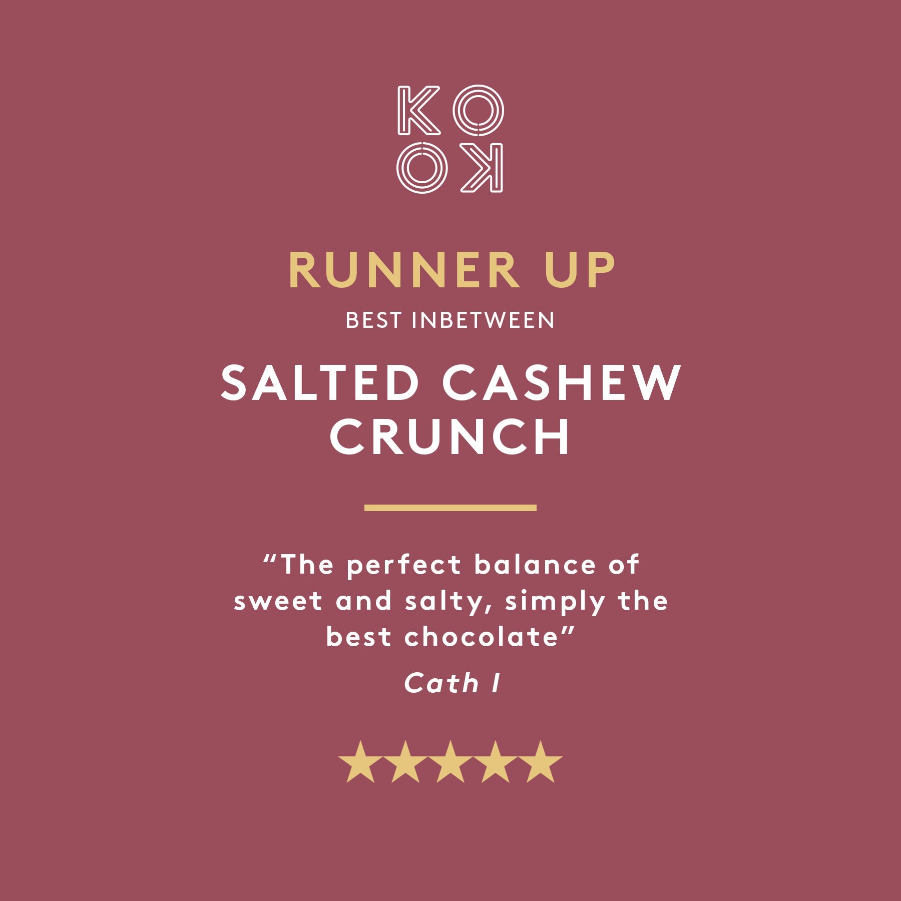 Salty Cashew Crunch | Dark Chocolate