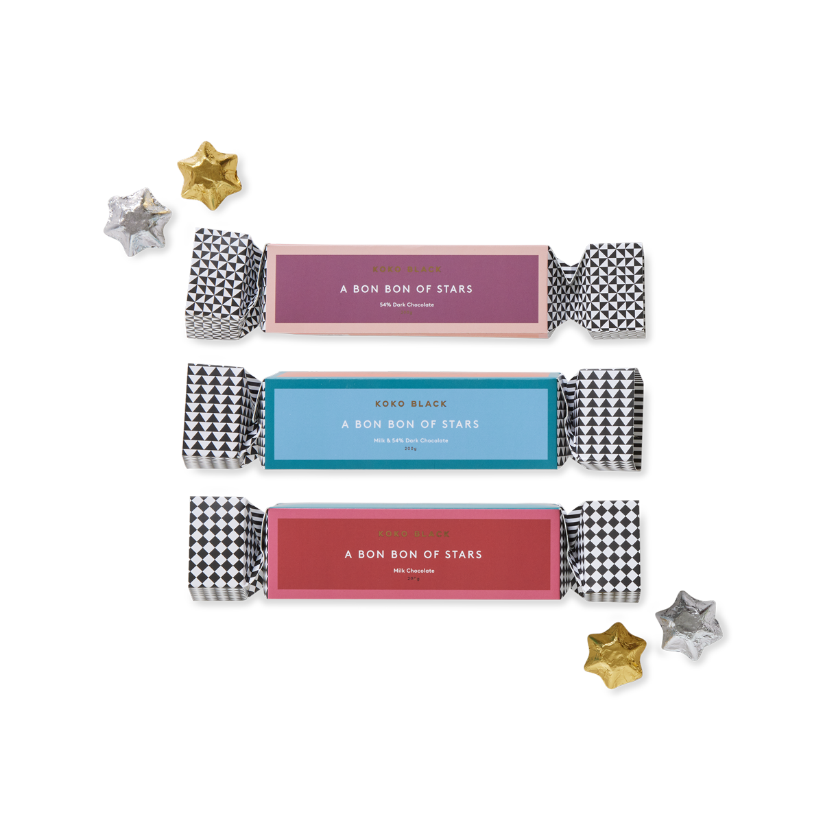 A Bon Bon of Stars | Milk and Dark Chocolate | 200g