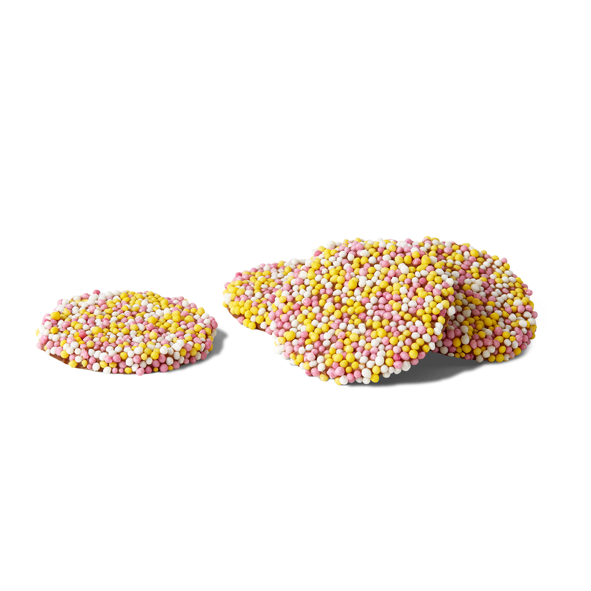 Scattered chocolate rounds