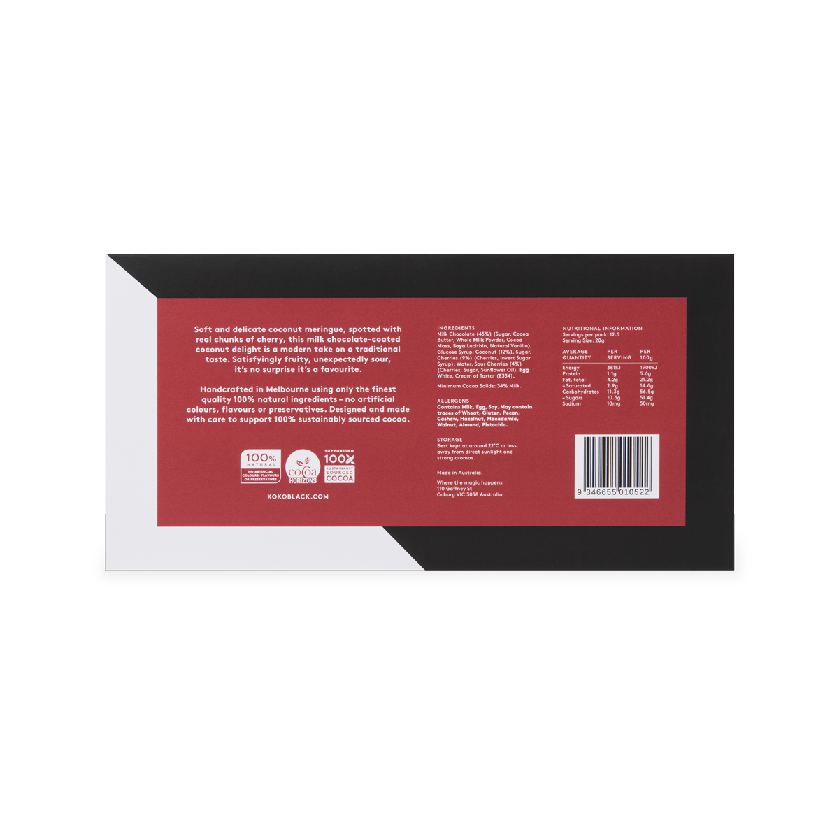 Cherry Coconut Surprise 250g | Milk Chocolate