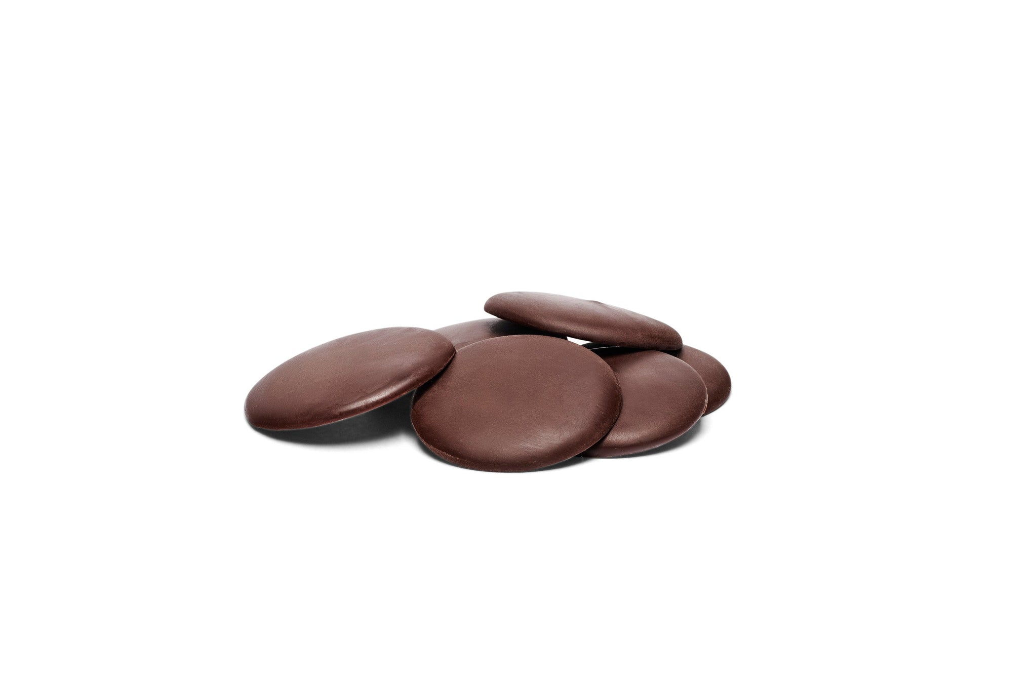 Chocolate dots scattered together