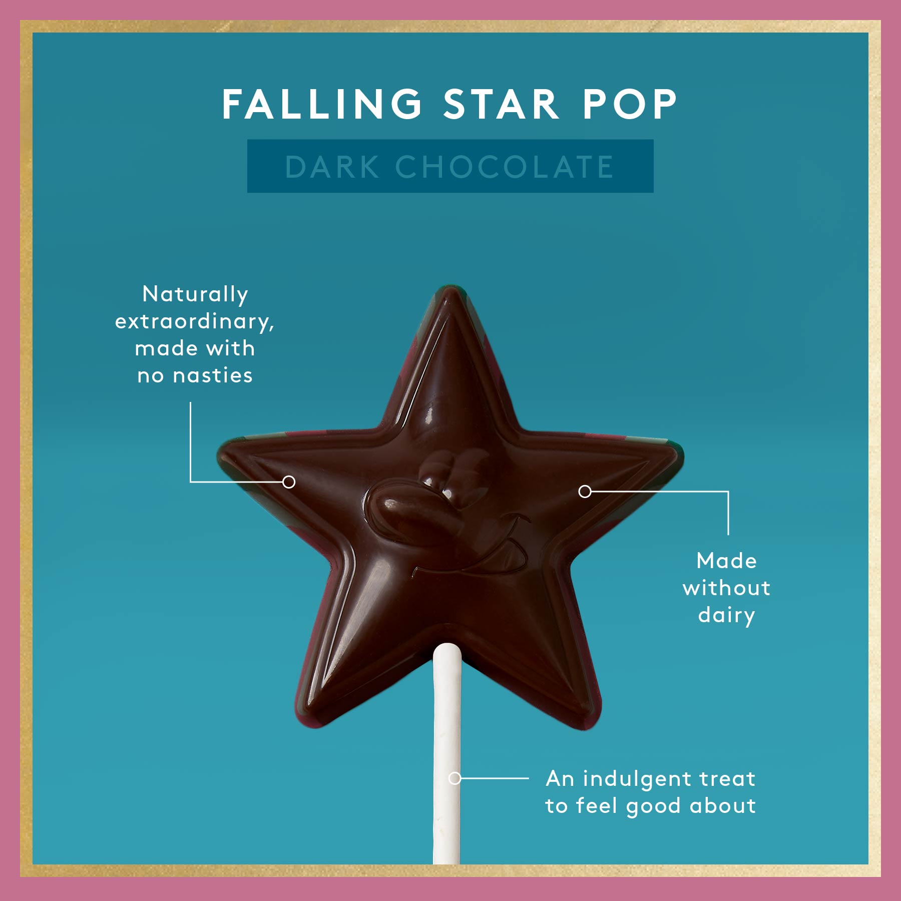 Falling Star Pop | Dark Chocolate