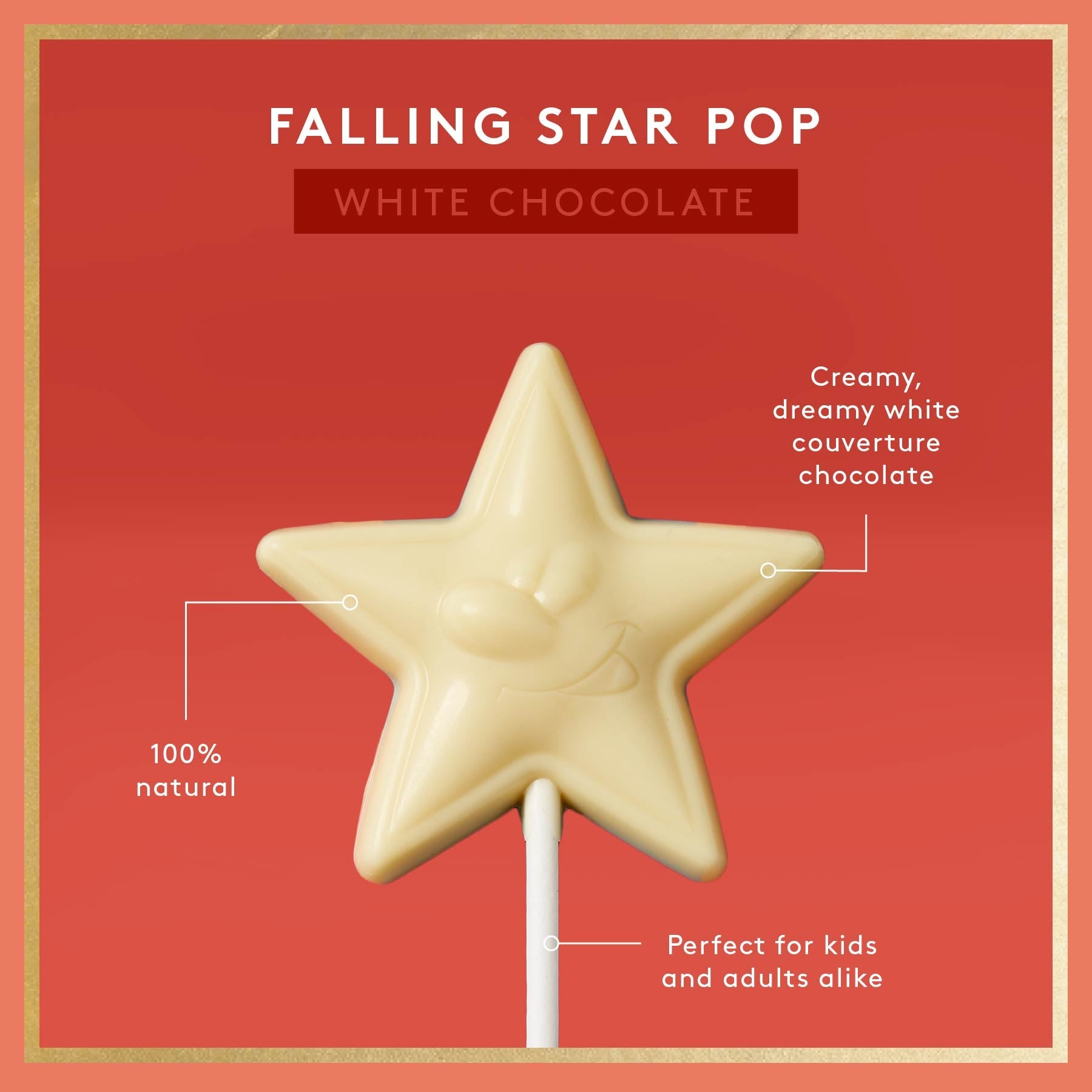 Falling Star Pop | White Chocolate