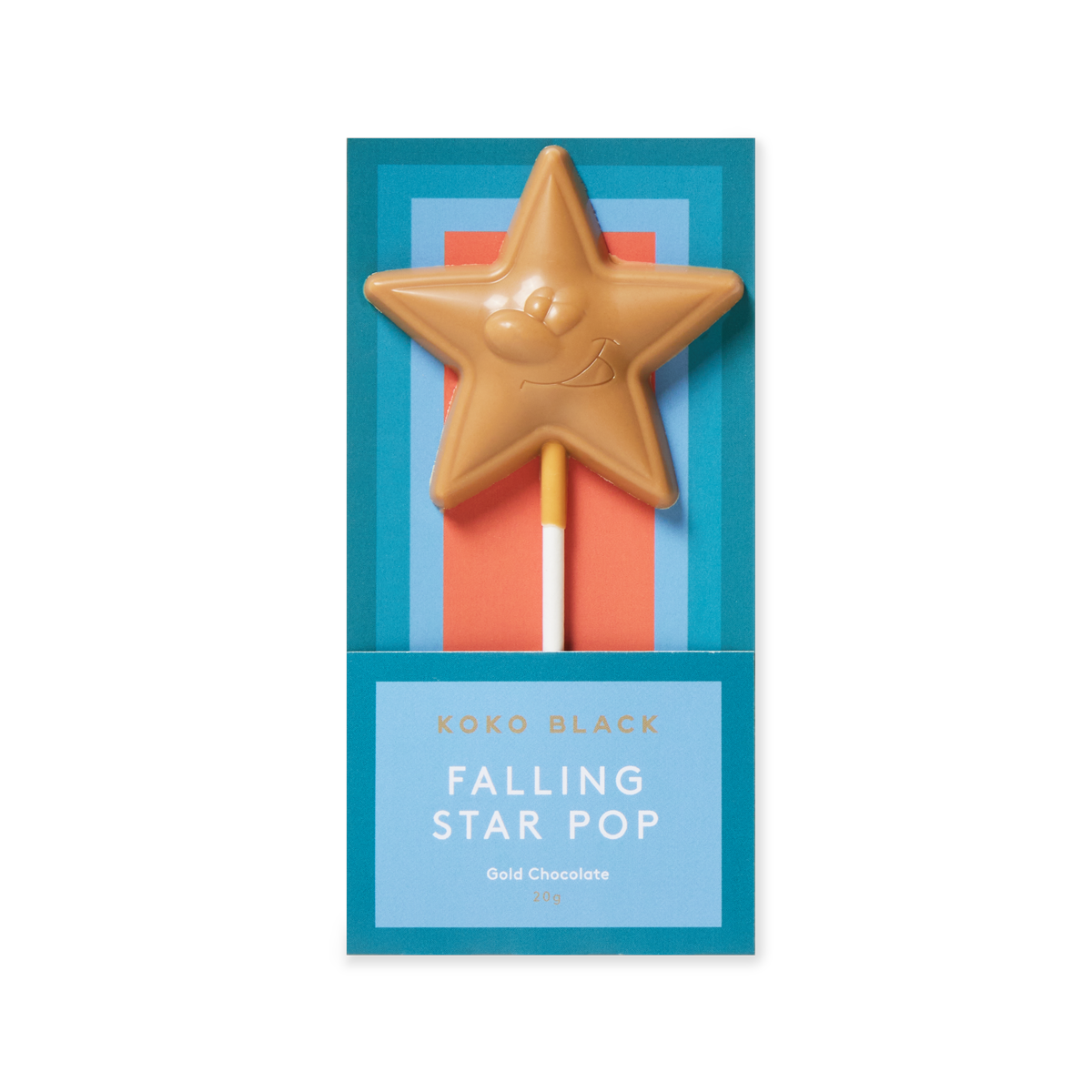 Falling Star Pop | Gold Chocolate