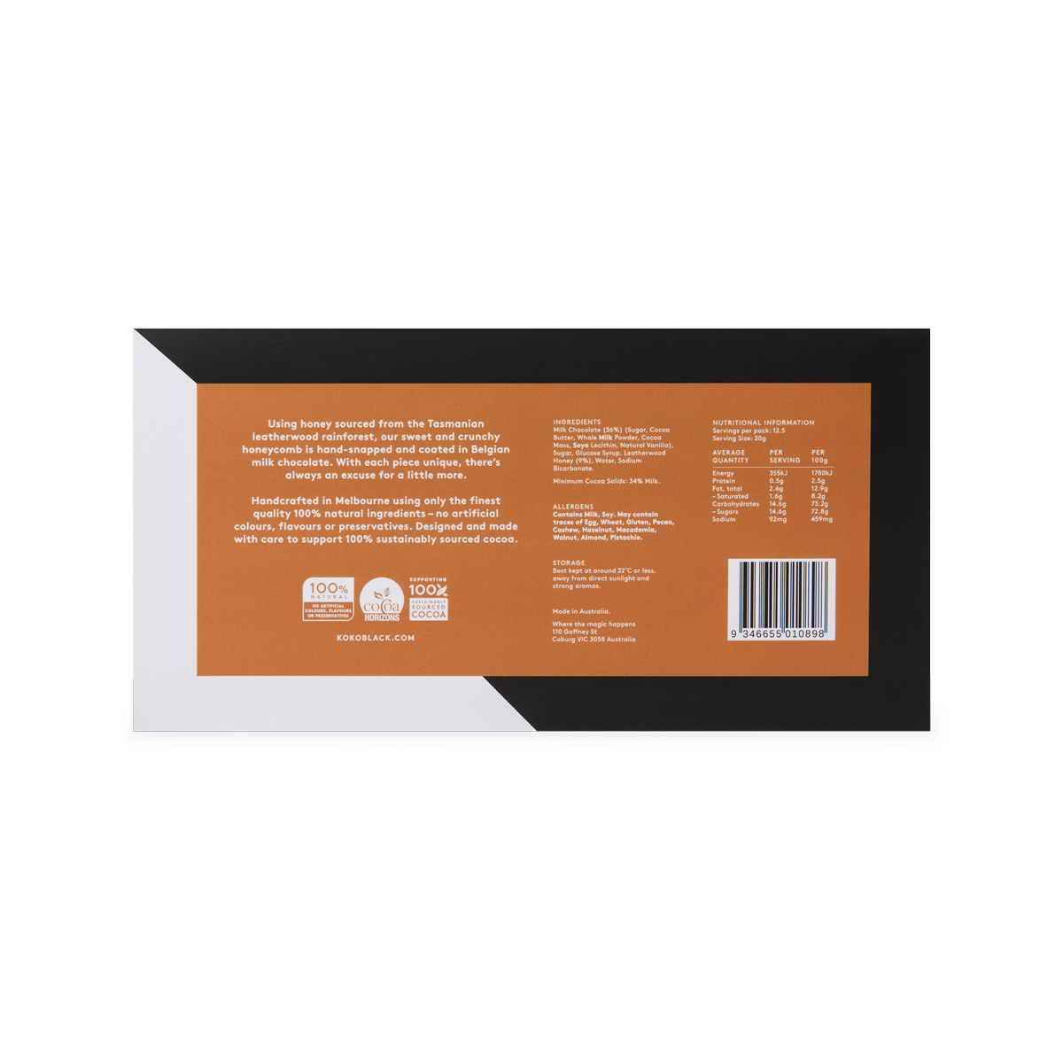 Tasmanian Leatherwood Honeycomb | Milk Chocolate